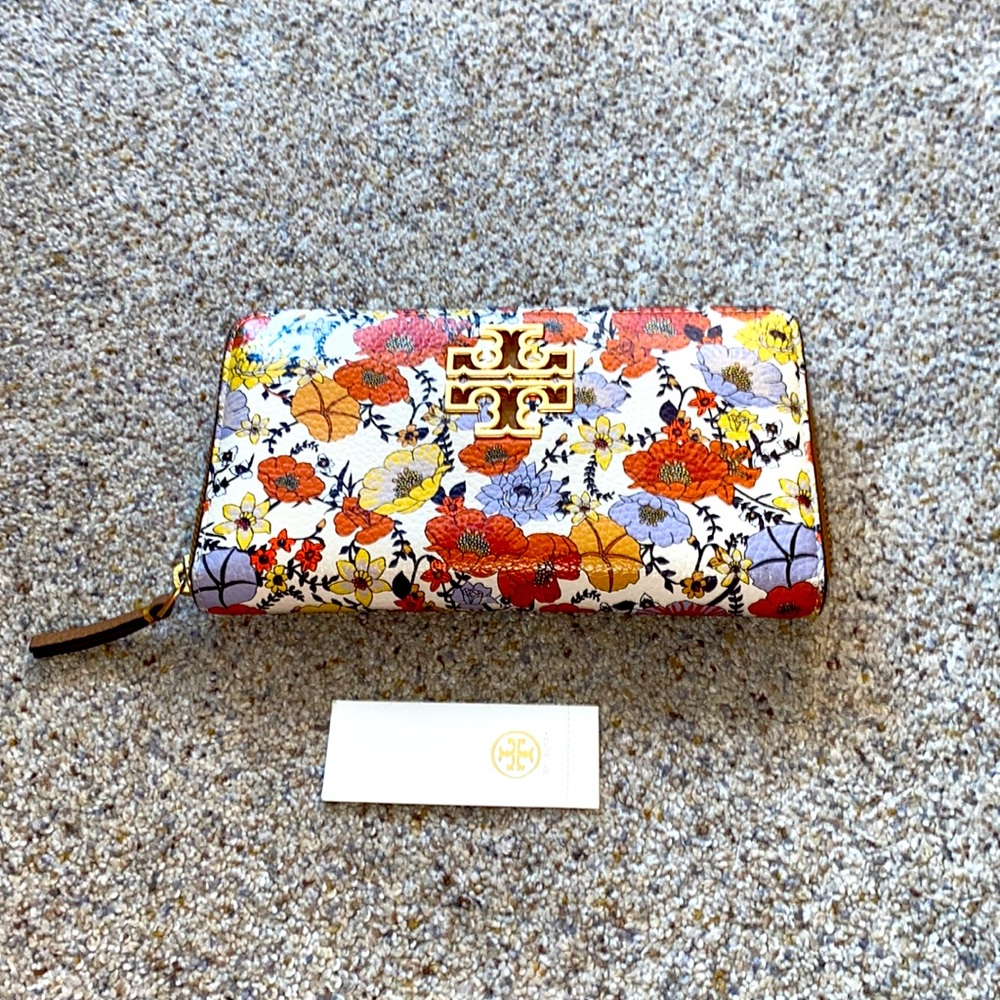 Britten printed zip continental wallet Floral
